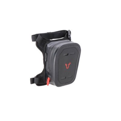 SW-MOTECH Leg Bag WP Nero. Impermeabile.