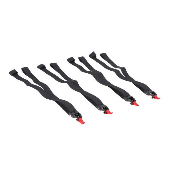 SW-MOTECH Set di cinghie 4 x. Per borsa post. PRO. Gancio su un solo lato.