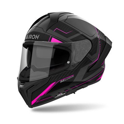 AIROH MATRYX ROCKET ROSA NERO OPACO