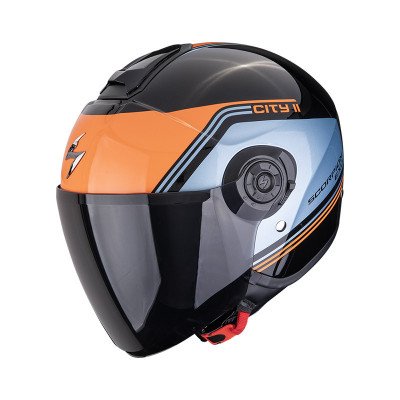 SCORPION EXO CITY 2 VITA NERO ARANCIO BLU LUCIDO