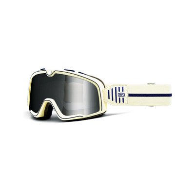Maschera Moto 100% Barstow Arno | Lente Specchio Argento ...