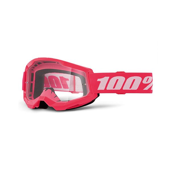 MASCHERA 100% STRATA 2 PINK - LENTE TRASPARENTE