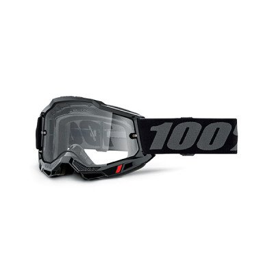 Maschera 100% Accuri 2 Enduro Black con Custodia in Micro...