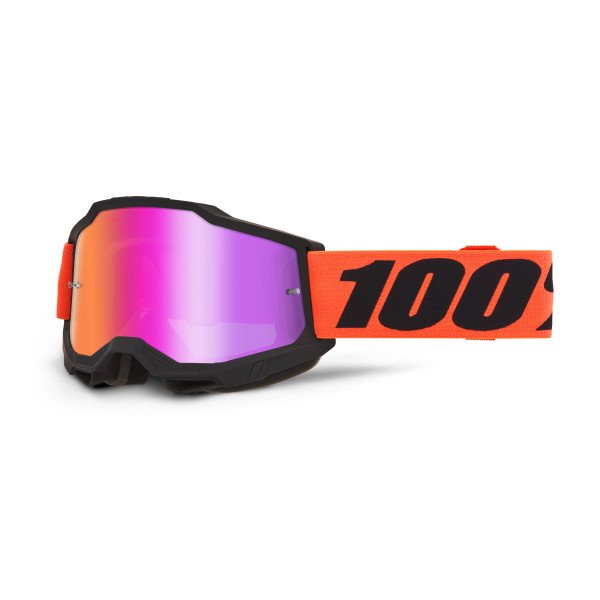 MASCHERA 100% ACCURI 2 FERRAN - LENTE A SPECCHIO ROSSA