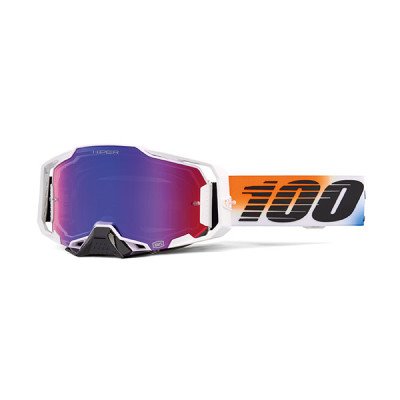 Maschera 100% Armega Hiper United - Lente a Specchio Ross...