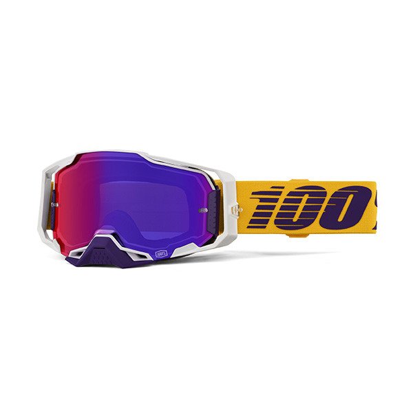 MASCHERA 100% ARMEGA DIFENBAK - LENTE A SPECCHIO VIOLA