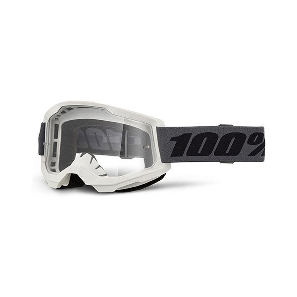 MASCHERA 100% STRATA 2 GREY - LENTE TRASPARENTE