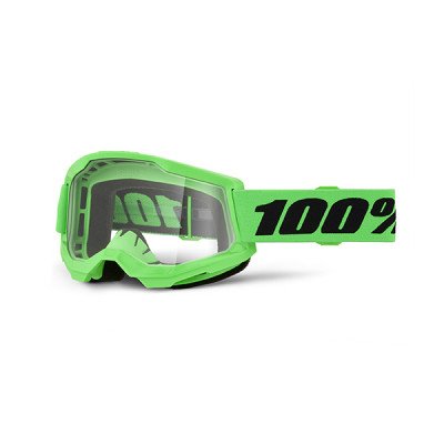 Maschera 100% Strata 2 Neon Green - Massima Visibilità