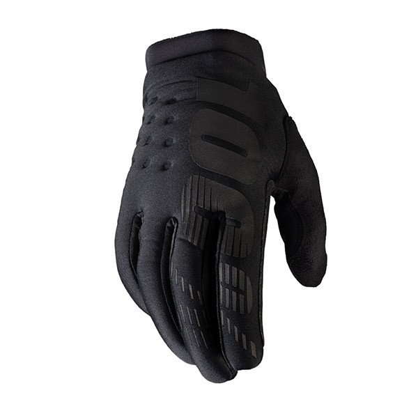 GUANTI 100% BRISKER YOUTH BLACK (XL)