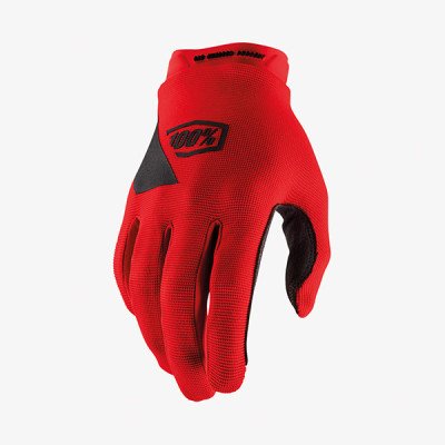 Guanti MTB 100% Ridecamp Red (L) - Comfort e Grip Ottimale