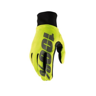 Guanti Impermeabili Neon Gialli XL - Palmo in PU, Inserto...