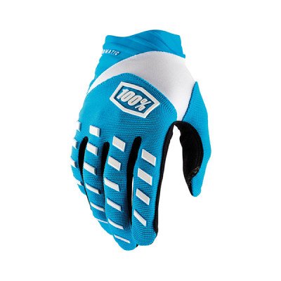 Guanti 100% Airmatic Blue (XL) - Polsino in Neoprene Goff...