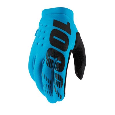 Guanti Brisker Turquoise (L) - Chiusura a strappo per una...
