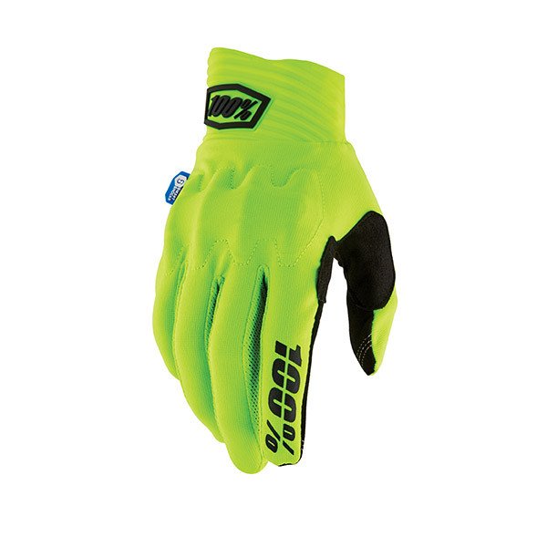 GUANTI 100% COGNITO SMART SHOCK FLUO YELLOW (M)