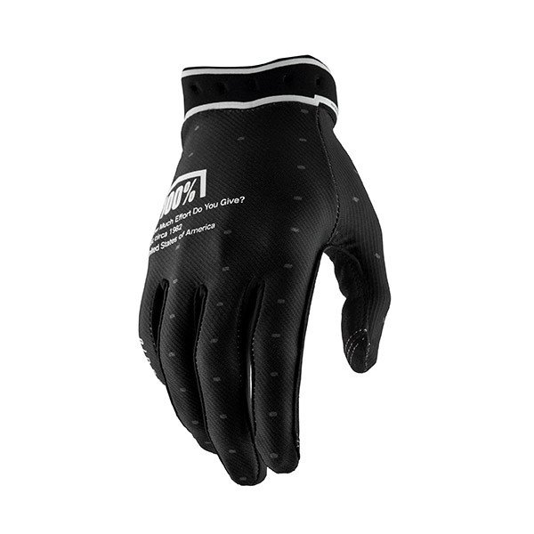 GUANTI 100% RIDEFIT BLACK (XL)