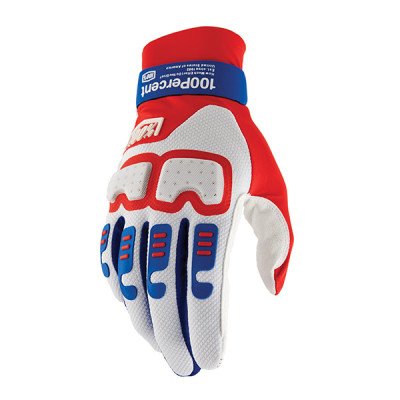 Guanti Langdale Red/White/Blue 100% - Protezione e stile ...