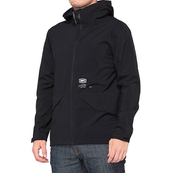 GIUBBINO 100% HYDROMATIC PARKA BLACK (TAGLIA M)