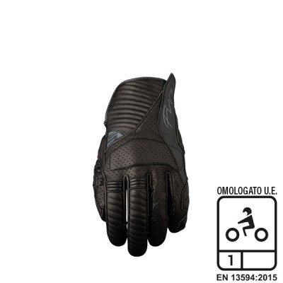 Guanti Moto Five Arizona Black (L) - Pelle di Capra per E...