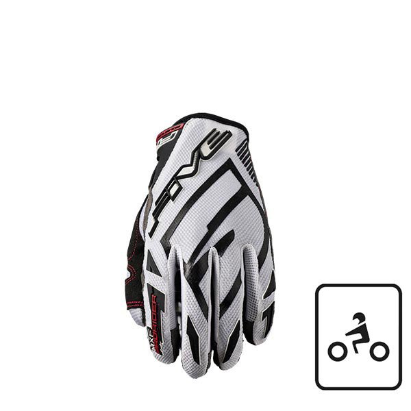 GUANTI FIVE MXF PRORIDER S WHITE (XS)