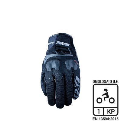 Guanti Five TFX4 Black (XXL) - Palmo in Pelle Sintetica p...