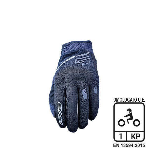 GUANTI FIVE RS3 EVO AIRFLOW BLACK (XL)
