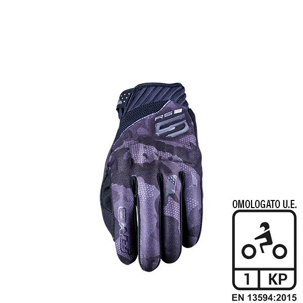 GUANTI FIVE RS3 EVO GRAPHICS CAMO BLACK (S)
