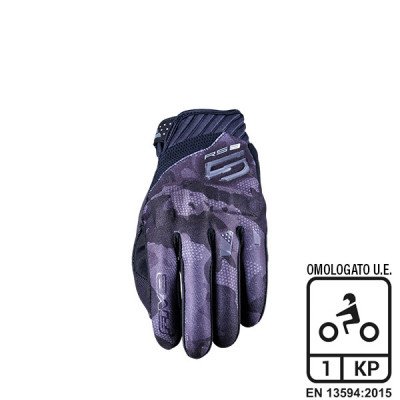 Guanti Five RS3 Evo Graphics Camo Black (XL) - Protezione...
