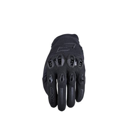 Guanti Five Stunt Evo2 Black (S) - Protezioni nocche vent...
