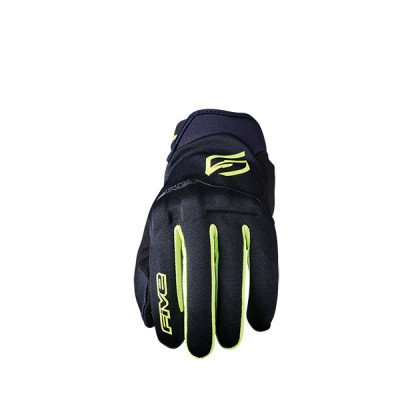 Guanti Five Globe Evo Black/Fluo Yellow (L) - Massimo com...