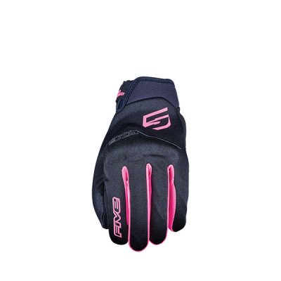 Guanti Donna Five Globe Evo Black/Fluo Pink - Massimo Com...