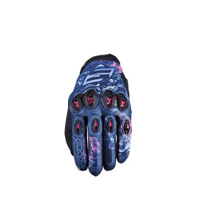 Guanti Donna Five Stunt Evo2 Flowers Pink (XL) - Protezio...