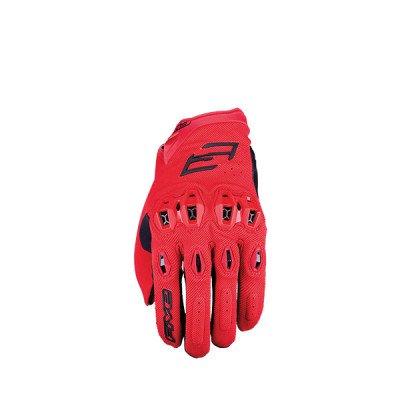 Guanti Five Stunt Evo 2 Red (L) - Protezione metacarpale-...