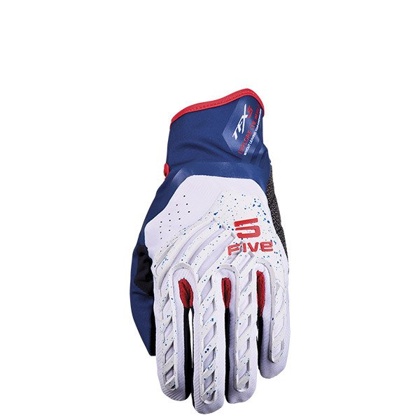 GUANTI FIVE TFX5 GREY / BLUE / RED (XXXL)