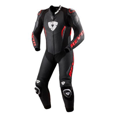 REV'IT ARGON 3 TUTA INTERA NERO ROSSO