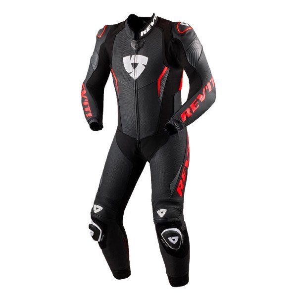 REV'IT ARGON 3 TUTA INTERA NERO ROSSO