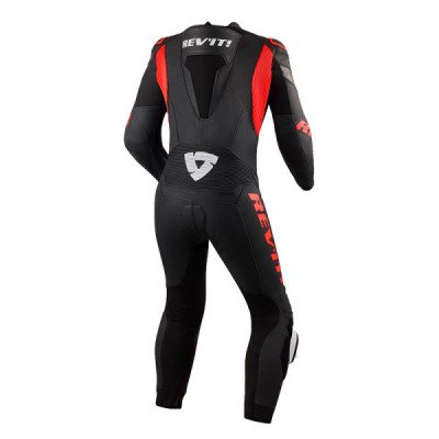 REV'IT ARGON 3 TUTA INTERA NERO ROSSO