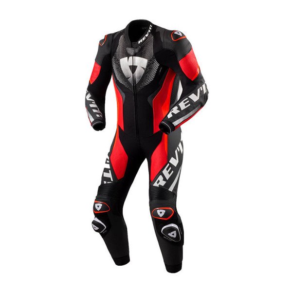REV'IT HYPERSPEED 3 TUTA INTERA NERO ROSSO