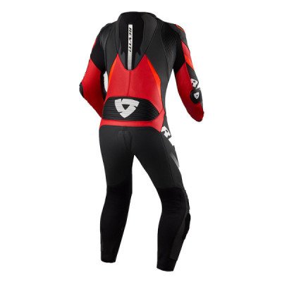 REV'IT HYPERSPEED 3 TUTA INTERA NERO ROSSO