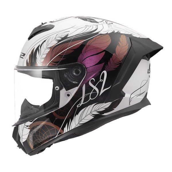LS2  FF820 RAPID 3 BOHO BIANCO ROSA FUCSIA