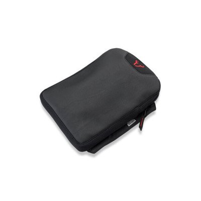 W-MOTECH Cuscino comfort TRAVELLER PILLION Nero. 22 x 30 cm. Con imbot