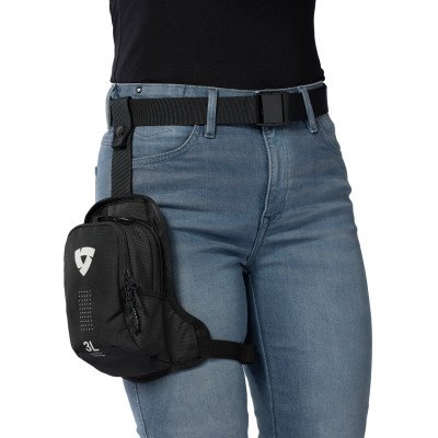 REV'IT BORSA DA GAMBA NODE H2O NERO