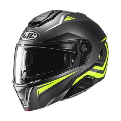 HJC I91 TRICUS GRIGIO GIALLO FLUO