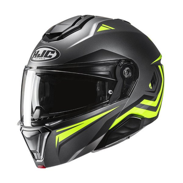 HJC I91 TRICUS GRIGIO GIALLO FLUO