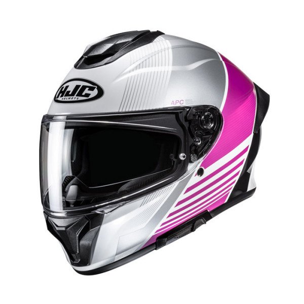 HJC C71 MORIX BIANCO ROSA