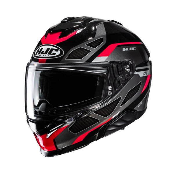 HJC I71 ZEST NERO ROSSO