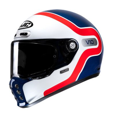HJC V10 GRAPE BIANCO ROSSO BLU