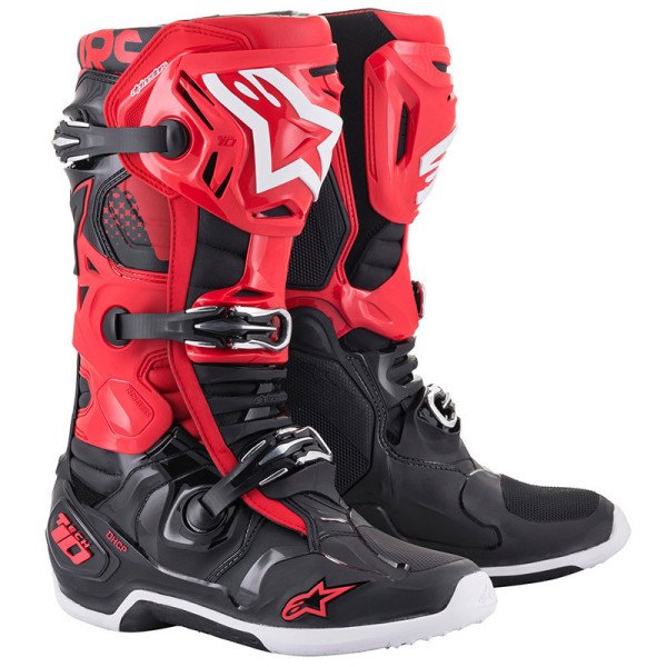 ALPINESTARS TECH 10 NERO ROSSO